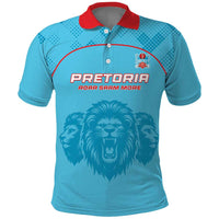 Custom South Africa Pretoria Cricket Polo Shirt Roar Saam More - This Is Pretoria - Wonder Print Shop