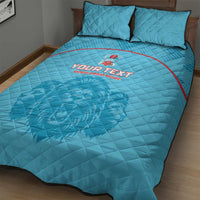 Custom South Africa Pretoria Cricket Quilt Bed Set Roar Saam More - This Is Pretoria - Wonder Print Shop