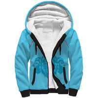 Custom South Africa Pretoria Cricket Sherpa Hoodie Roar Saam More - This Is Pretoria - Wonder Print Shop