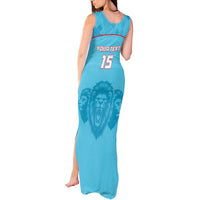 Custom South Africa Pretoria Cricket Tank Maxi Dress Roar Saam More - This Is Pretoria - Wonder Print Shop