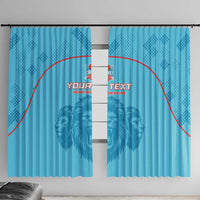 Custom South Africa Pretoria Cricket Window Curtain Roar Saam More - This Is Pretoria - Wonder Print Shop