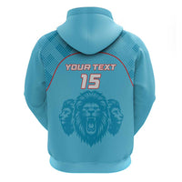 Custom South Africa Pretoria Cricket Zip Hoodie Roar Saam More - This Is Pretoria - Wonder Print Shop