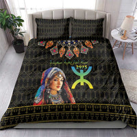 Happy Amazigh New Year Bedding Set With Women Amazigh - Berber Pattern - Wonder Print Shop