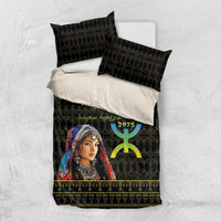 Happy Amazigh New Year Bedding Set With Women Amazigh - Berber Pattern - Wonder Print Shop