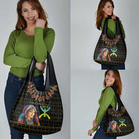 Happy Amazigh New Year Grocery Bag With Women Amazigh - Berber Pattern