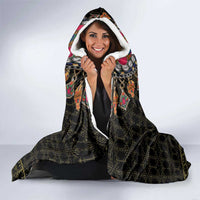 Happy Amazigh New Year Hooded Blanket With Women Amazigh - Berber Pattern