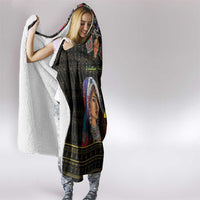 Happy Amazigh New Year Hooded Blanket With Women Amazigh - Berber Pattern