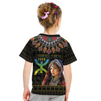 Happy Amazigh New Year Kid T Shirt With Women Amazigh - Berber Pattern - Wonder Print Shop