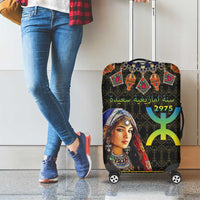Happy Amazigh New Year Luggage Cover With Women Amazigh - Berber Pattern - Wonder Print Shop