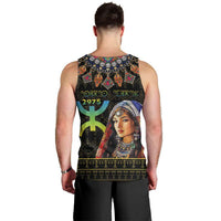 Happy Amazigh New Year Men Tank Top With Women Amazigh - Berber Pattern - Wonder Print Shop