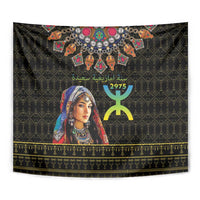 Happy Amazigh New Year Tapestry With Women Amazigh - Berber Pattern - Wonder Print Shop