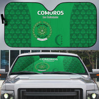 Comoros Football Auto Sun Shade Go Champions Green Les Coelacantes - Wonder Print Shop