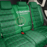 Comoros Football Back Car Seat Cover Go Champions Green Les Coelacantes - Wonder Print Shop