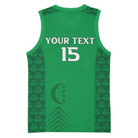 Custom Comoros Football Basketball Jersey Go Champions Green Les Coelacantes - Wonder Print Shop