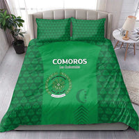 Comoros Football Bedding Set Go Champions Green Les Coelacantes - Wonder Print Shop