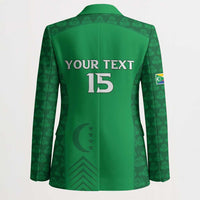 Custom Comoros Football Blazer Go Champions Green Les Coelacantes - Wonder Print Shop