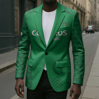 Custom Comoros Football Blazer Go Champions Green Les Coelacantes - Wonder Print Shop