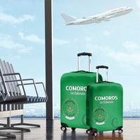 Comoros Football Luggage Cover Go Champions Green Les Coelacantes - Wonder Print Shop