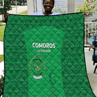 Comoros Football Quilt Go Champions Green Les Coelacantes - Wonder Print Shop