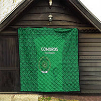 Comoros Football Quilt Go Champions Green Les Coelacantes - Wonder Print Shop