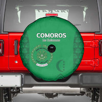 Comoros Football Spare Tire Cover Go Champions Green Les Coelacantes - Wonder Print Shop