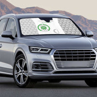 Comoros Football Auto Sun Shade Go Champions White Les Coelacantes - Wonder Print Shop