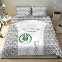Comoros Football Bedding Set Go Champions White Les Coelacantes - Wonder Print Shop
