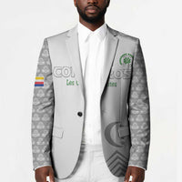 Custom Comoros Football Blazer Go Champions White Les Coelacantes - Wonder Print Shop