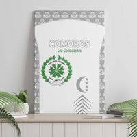 Comoros Football Canvas Wall Art Go Champions White Les Coelacantes - Wonder Print Shop
