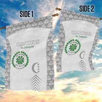 Comoros Football Garden Flag Go Champions White Les Coelacantes - Wonder Print Shop