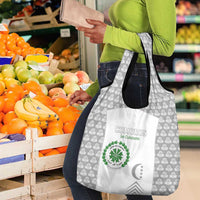 Comoros Football Grocery Bag Go Champions White Les Coelacantes - Wonder Print Shop