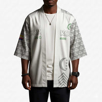 Custom Comoros Football Kimono Go Champions White Les Coelacantes - Wonder Print Shop