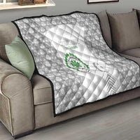 Comoros Football Quilt Go Champions White Les Coelacantes - Wonder Print Shop