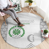 Comoros Football Round Carpet Go Champions White Les Coelacantes - Wonder Print Shop