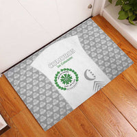 Comoros Football Rubber Doormat Go Champions White Les Coelacantes - Wonder Print Shop