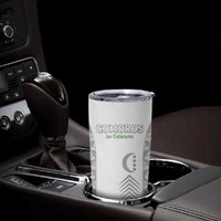 Custom Comoros Football Tumbler Cup Go Champions White Les Coelacantes - Wonder Print Shop