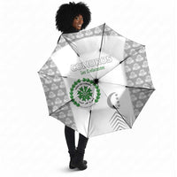 Comoros Football Umbrella Go Champions White Les Coelacantes - Wonder Print Shop