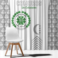 Comoros Football Window Curtain Go Champions White Les Coelacantes - Wonder Print Shop