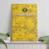 Custom Gabon Football Canvas Wall Art Go Panthers