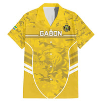 Custom Gabon Football Family Matching Mermaid Dress and Hawaiian Shirt Go Panthers