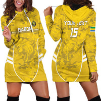 Custom Gabon Football Hoodie Dress Go Panthers