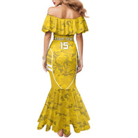 Custom Gabon Football Mermaid Dress Go Panthers