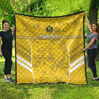 Custom Gabon Football Quilt Go Panthers - Wonder Print Shop