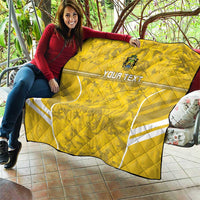 Custom Gabon Football Quilt Go Panthers - Wonder Print Shop