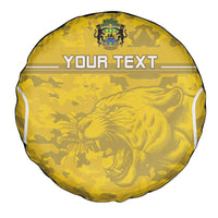 Custom Gabon Football Spare Tire Cover Go Panthers - Wonder Print Shop