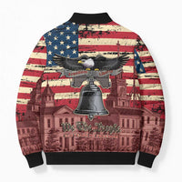 Liberty Bell 250 Years Bomber Puffer Jacket United States of America
