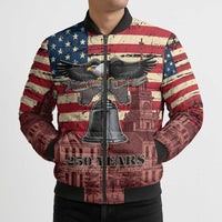 Liberty Bell 250 Years Bomber Puffer Jacket United States of America