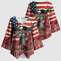 Liberty Bell 250 Years Kimono Sleeve Blouse United States of America