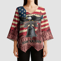 Liberty Bell 250 Years Kimono Sleeve Blouse United States of America