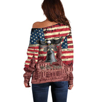Liberty Bell 250 Years Off Shoulder Sweater United States of America